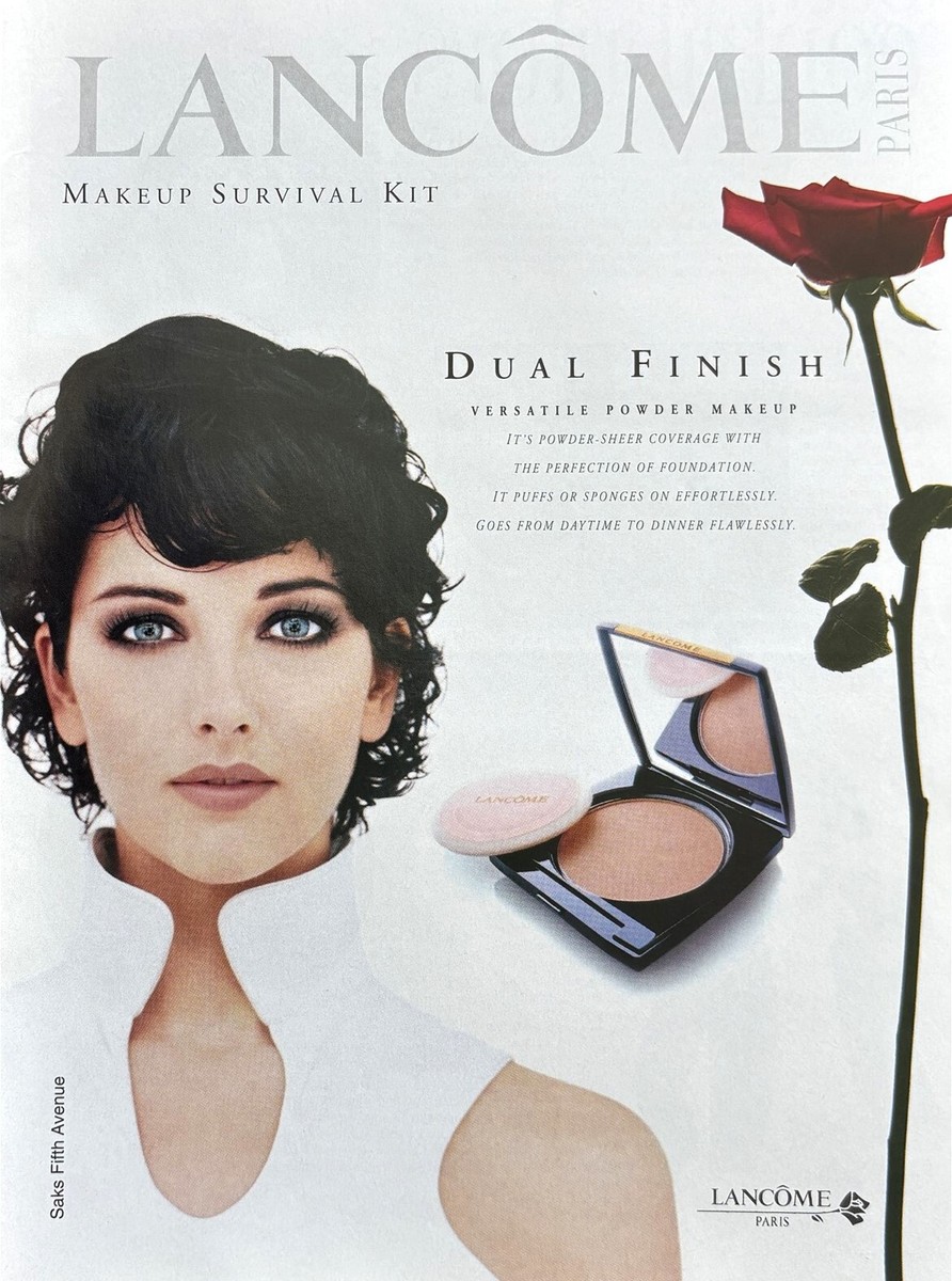 1998 LANCOME Dual Finish MakeUp Servival Kit Cristina Reali Photo