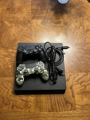Sony PlayStation 4 Slim 500GB Gaming Console with 2 Controllers