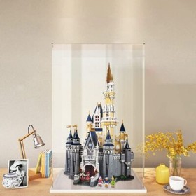 Acrylic Display Case 30.7"x20"x14.2" for (Lego Disney Castle 71040, Lego 43197)