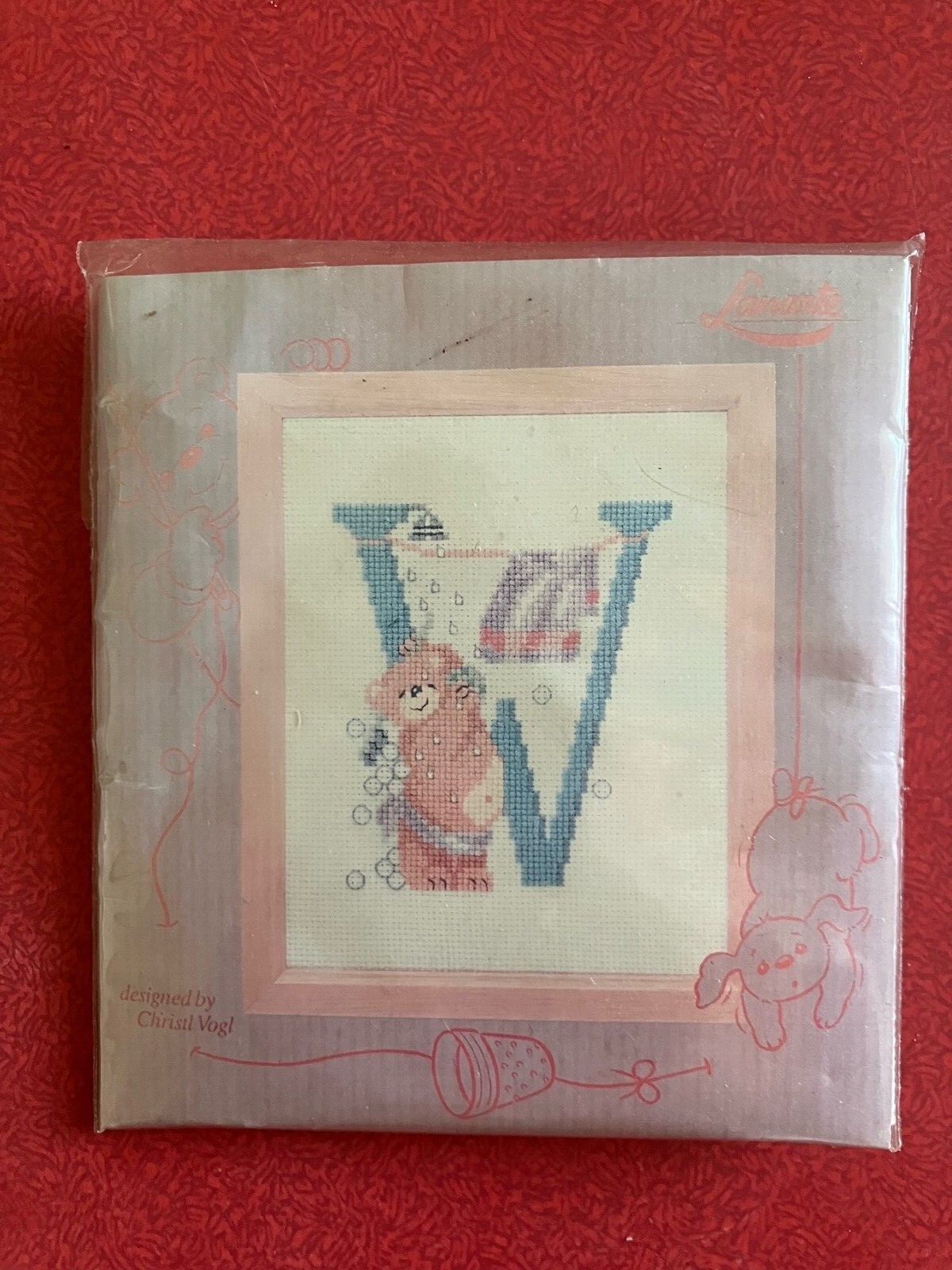 DMC Lanarte Initial cross stitch kit eBay
