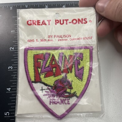 Vtg In Package FLAINE Snow Ski France Alps Patch 09NA