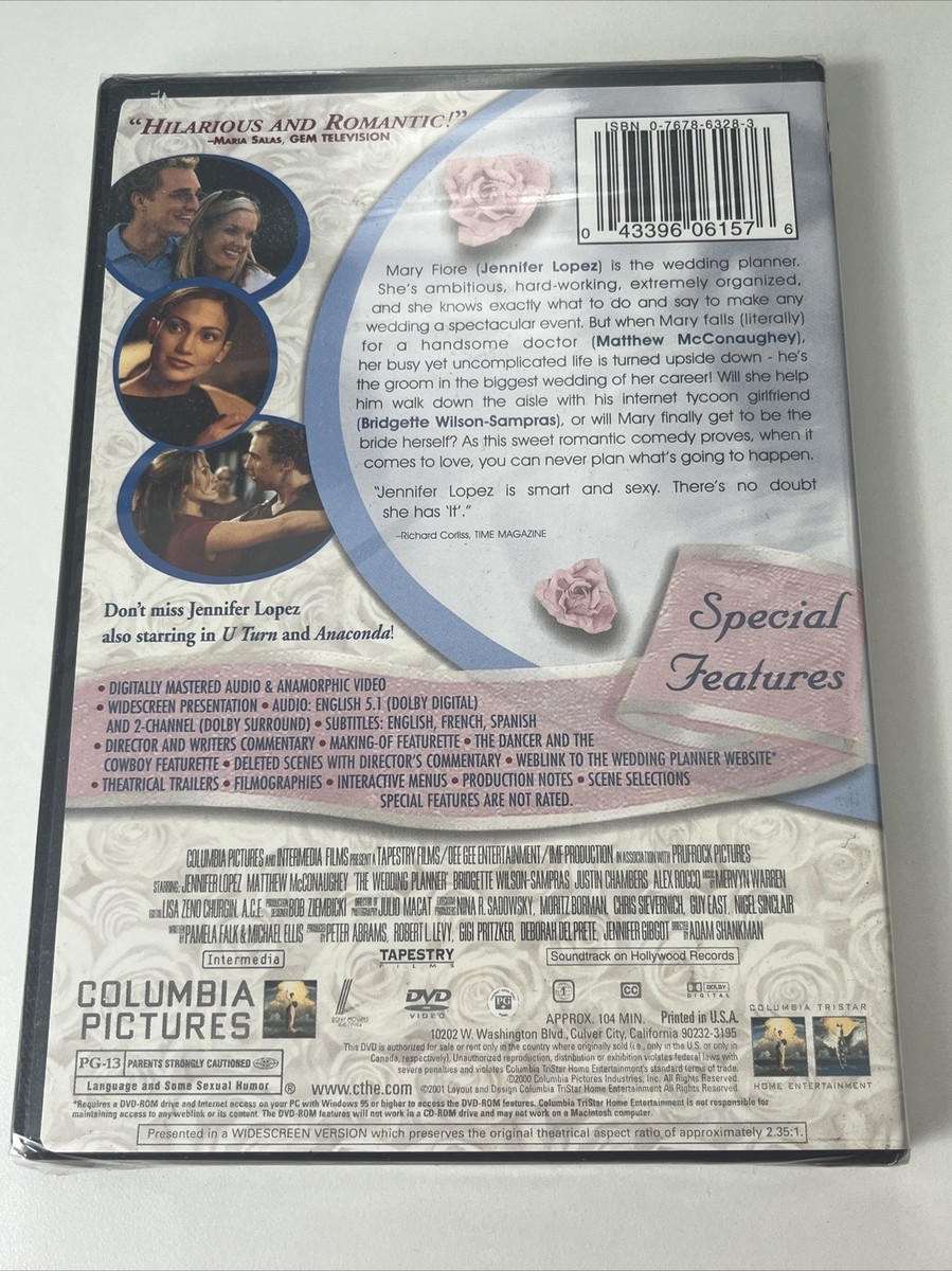 The Wedding Planner (DVD, 2001)
