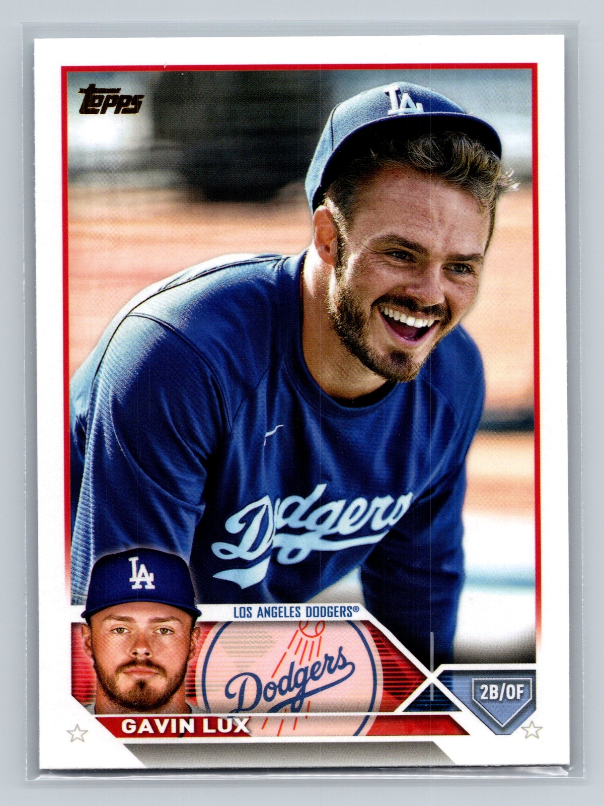 Gavin Lux 2023 Topps Golden Mirror Image Variation SSP #247 Los Angeles Dodgers