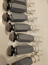 Pack Of 10 Units SMC PVC Foot Valve 3/8 Mesh Screen Inlet 3/8 Compression