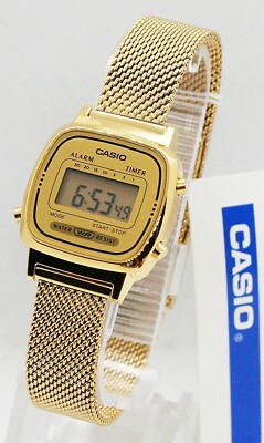 ✓ Casio Damenuhr Retro Vintage Mini Damen LA670WEMY-9EF ✓