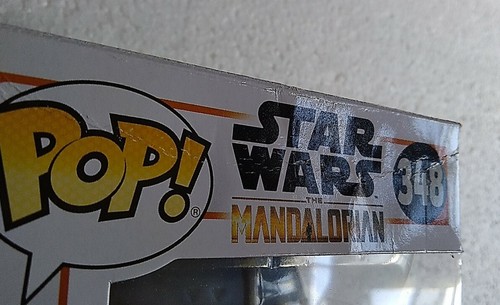PAZ VISZLA The Mandalorian Funko Pop Heavy Infantry Mandalorian. Damage Box. - Picture 2 of 8