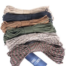 31M 100ft 550 Parachute Cord Lanyard 9 Strand Cores Parachute Rope Clothesline