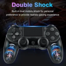 Wireless Bluetooth Game Controller Double vibration For PS4 / Pro / Slim Gamepad