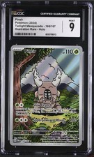 Pinsir Illustration Rare Twilight Masquerade 168/167 CGC 9