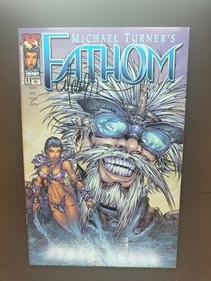 FATHOM #11 - Signed , Vol. 1, Michael Turner,  Top Cow/Image 2000, 1st Print NM