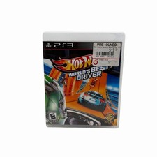 Hot Wheels: World's Best Driver (Sony PlayStation 3, 2013) CIB w/ Manual Tested