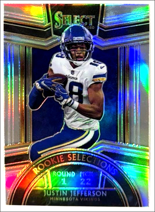 Justin Jefferson 2020 Select Rookie Selections Silver Prizm #RS-9 RC NM-MT Fresh