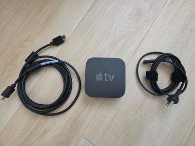 Apple TV HD A1625 4th Generation HD Media Streamer, W/ Power & HDMI (NO REMOTE)