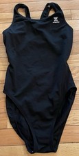TYR Black One Piece Durafast Elite Maxfit Competition Swimsuit Women  s 34