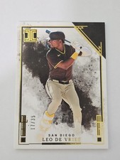 2025 Panini Impeccable Baseball Leo De Vries Gold /35 Athletics 