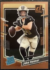 2023 Clearly Donruss #63 Jake Haener /75 BRONZE COLOR MATCH RATED ROOKIE Saints