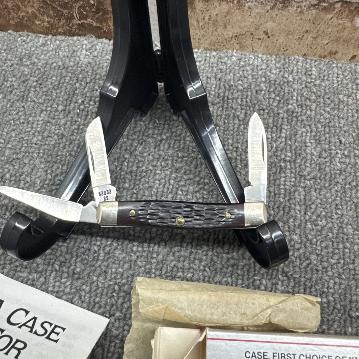 Vintage Case XX 63033 SS 3 Blade Pocket Knife Small Stockman | eBay