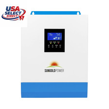 3000W DC 24V Pure Sine Wave Inverter with 80A MPPT Solar Charger