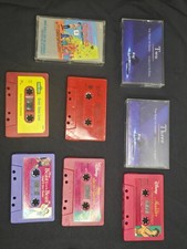 Disney, Sesame Street, Mickey Vintage Cassette Tapes Lot Of 8