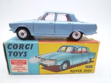 VINTAGE CORGI TOYS 252 ROVER 2000 IN ORIGINAL BOX 1963