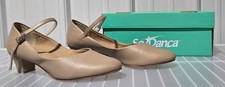 So Danca Celine 1.5" Heel Character Dance Shoes w Leather Sole - Size 8 1/2 8.5L
