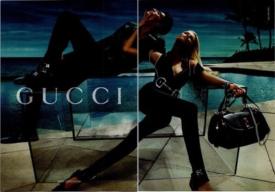2000s   GUCCI 2 page print ad   Y2K Fashion 2010   ADS.61