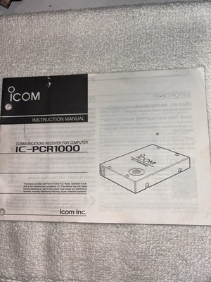【美品】iCOM アイコム IC-PCR1000 コミュニケーションレシーバー iCOM IC-PCR1000 Wide Band Communications Receiver | eBay