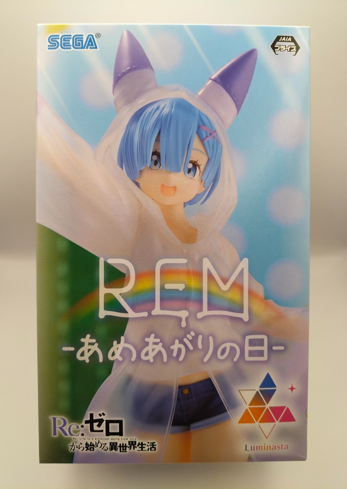 RE:ZERO REM DAY AFTER THE RAIN VER. LUMINASTA FIGURE (SEGA) OFFICIAL NEW SEALED