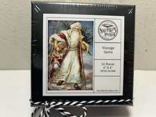 Nautilus Wood Puzzle Vintage Santa 51 Pc. USA New