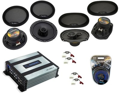 Harmony Toyota Corolla 2003-2008 HA-R69 6x9'' 450W , HA-65 6.5'' 300W & 800W Amp