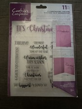 Gemini Crafter's Companion Christmas Themed Stamp Set, It's Christmastime
