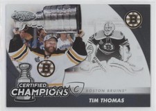 2011-12 Certified Certified Champions Tim Thomas #1 08wd