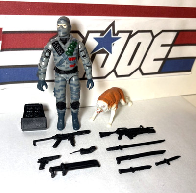 GI Joe FIREFLY K-9 HANDLER *URBAN COMMANDO Black Major Custom COMPLETE Brand New