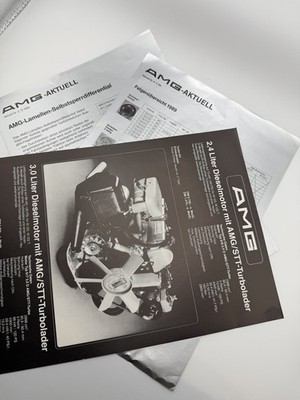 1989 Pre Merger AMG Brochure Catalog Brochure Diesel Engine AMG AERO Penta