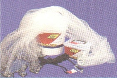 Ahi CN206PRO 6 Ft Clear 3/8'' Double Knotted Ube Chip Mono Cast Net
