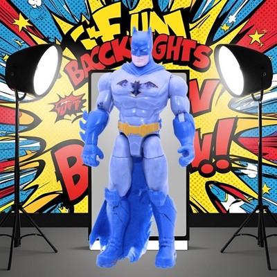 DC Comics Batman Caped Crusader Actionfigur ''Batman blue/grey'' von Spin Master