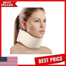 Soft Foam Cervical Collar, Adjustable Neck Brace for Pain Relief and Comfort - M