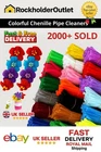 Nettoyeurs de tuyaux artisanat couleurs assorties chenille artisanat tige poils paquets Royaume-Uni