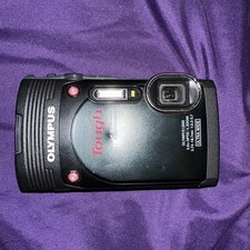 Olympus Stylus TG-850 16.0MP Waterproof Digital Camera Black Tested