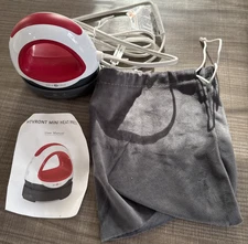 HTVRONT Mi1 Mini Heat Press Portable Iron Heating Transfer Red 4.6x2.8x4.6 w/bag