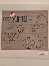 Dear Santa Tray 4354 by Alice Peterson needlepoint canvas