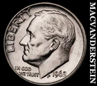 1962 Silver Roosevelt Dime - Choice Gem Brilliant Uncirculated  Lustrous #i753