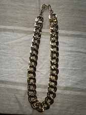 Beautiful Monet Oval Link Necklace Chocker 