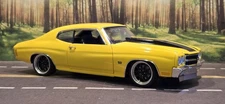 RARE 1:18 Acme 1970 Chevrolet Chevelle Street Fighter Yellow Diecast Model