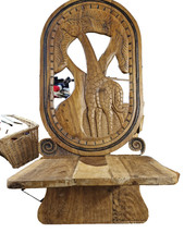 Vintage African Birthing chair