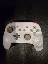PowerA Enhanced Controller for Nintendo Switch Super Mario White NO CHORD