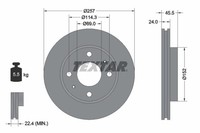 2X Bremsscheibe Textar 92130800 FüR Hyundai Lantra Fc Matrix Elantra Sonata Xd 3
