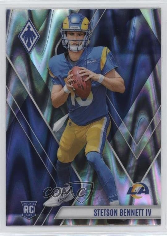 2023 Panini Phoenix Rookies Silver Seismic Stetson Bennett IV #121 5u3