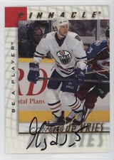 1997-98 Pinnacle Be A Player Auto Greg de Vries #78 Auto s6r