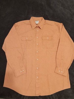 LL Bean Sunwashed canvas mens shirt XL Tall
